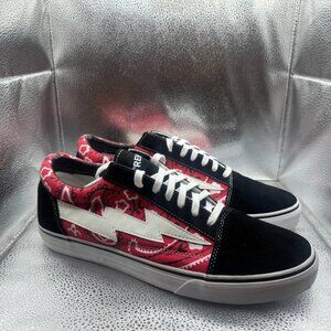 Size 13 Revenge X Storm Rag Mens Red‎ White Black Old School Shoe Sneakers